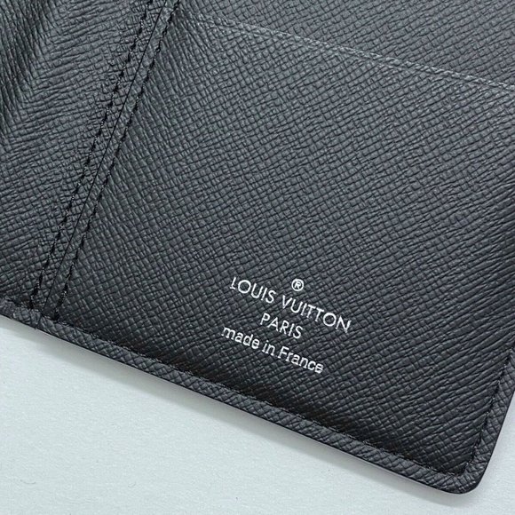 Louis Vuitton Monogram Eclipse Taigarama Brazza Long Wallet - Picture 14 of 16